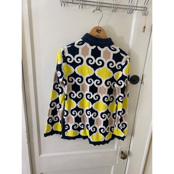Tory Burch Women's Long Sleeve Multi Color Pull Over Tunic - XS - Picture 4 of 12